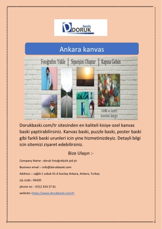 Ankara kanvas