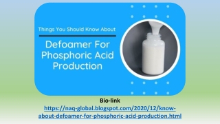 Know About Defoamer For Phosphoric Acid Production