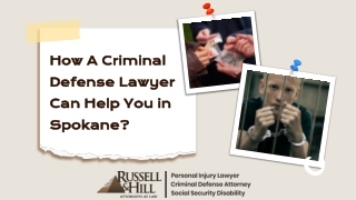How A Criminal Defense Lawyer Can Help You in Spokane?