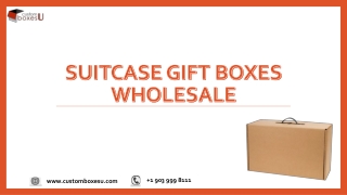 Personalized Branded Suitcase gift boxes wholesale in Texas, USA