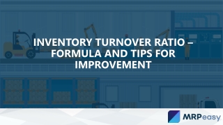 Inventory Turnover Ratio – Formula and Tips for Improvement