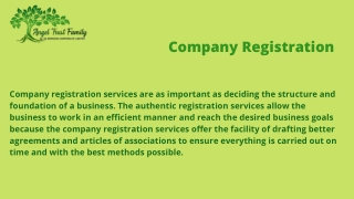 Where to get Company Registration Services?