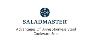 Advantages Of Using Stainless Steel Cookware Sets