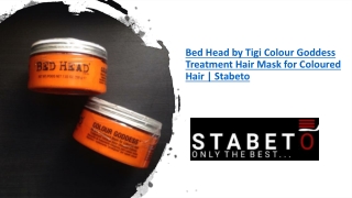 Bed Head by Tigi Colour Goddess Treatment Hair Mask for Coloured Hair | Stabeto