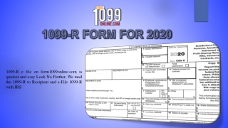 File 1099 R Online | IRS 1099 R Form | 1099 R 2020 | 1099 R Fillable Form