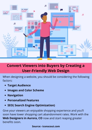 Convert Viewers into Buyers by Creating a User-Friendly Web Design