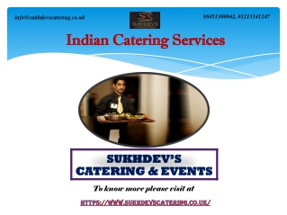 Your Favourite Indian Catering Services