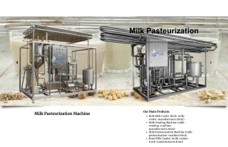 Milk Pasteurization Machine