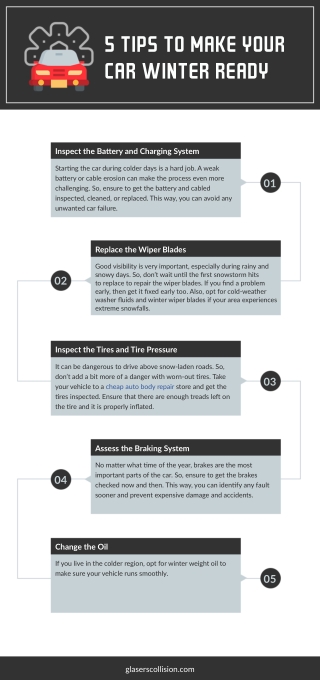 5 Tips To Make Your Car Winter Ready