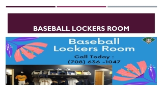 Baseball Lockers Room