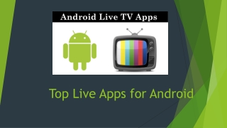 Top Live TV apps