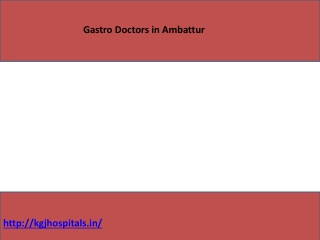 gastro doctors in Ambattur