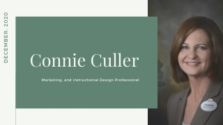 Connie Culler | Highly Skilled Marketer