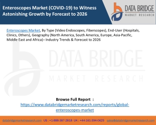 Enteroscopes Market (COVID-19) to Witness Astonishing Growth by Forecast to 2026
