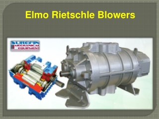 Elmo Rietschle Blowers