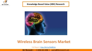 Wireless Brain Sensors Market Size Worth $679 Million By 2026 - kbv research