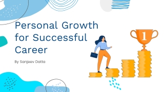 Personal Growth for Successful Career