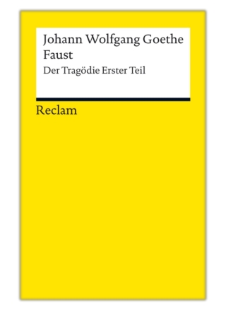 Faust. Erster Teil By Johann Wolfgang von Goethe PDF Download