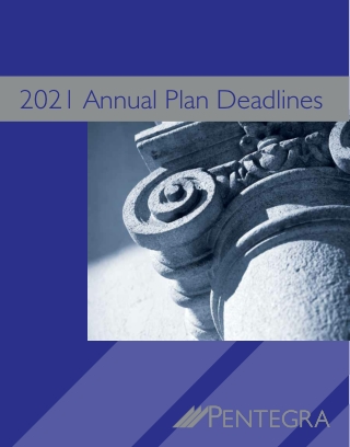 2021 Annual Plan Deadlines Brochure