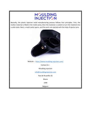 Manufacturer of Injection Moulds in France | Moulding-injection.com