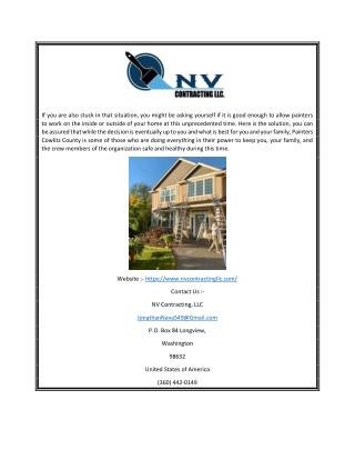 Painters in Longview WAshington | Nvcontractingllc.com