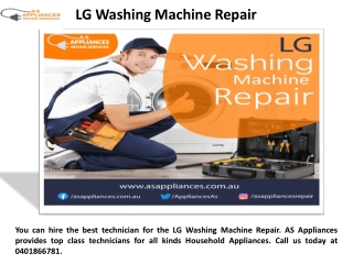 LG Washing Machine Repair