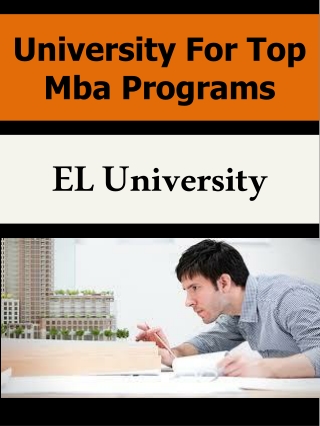 University For Top Mba Programs