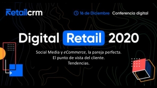 Social Media y eCommerce, la pareja perfecta. El punto de vista del cliente. Tendencias.