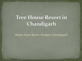 Tree House Resort in Zirakpur, Chandigarh | Stay in Tree House Hotel | Masterfarms