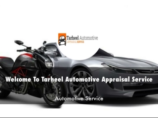 Detail Presentation About Tarheel Automotive Appraisal Service
