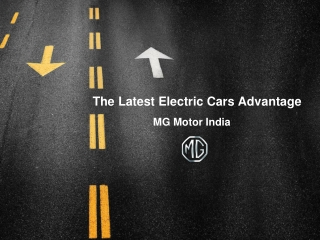 The Latest Electric Cars Advantage