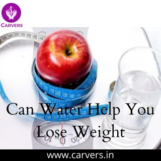 Can Water Help You Lose Weight