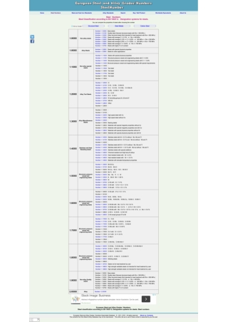 Steel Classification according to EN 100027