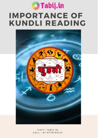 What is Kundli Reading in Hindi free by date of birth & its importance call  91-9776190123