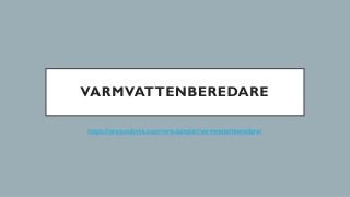 Varmvattenberedare