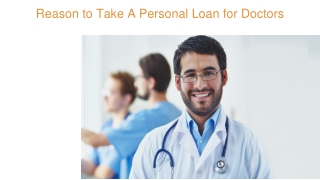 Avail Personal Loan for Doctors in India