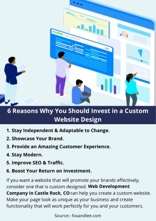 6 Reasons Why You Should Invest in a Custom Website Design
