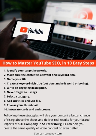 How to Master YouTube SEO, in 10 Easy Steps
