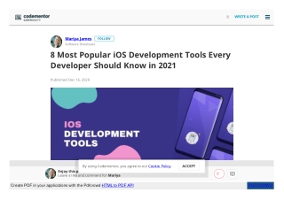 Top 8 iOS Development Tools Every Developer Should Know | Xcode | MockingBird