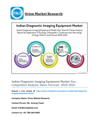 Indian Diagnostic Imaging Equipment Market Size, Competitive Analysis, Share, Forecast- 2020-2026