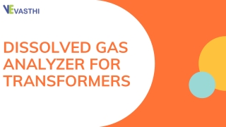 Dissolved Gas Analyzer For Transformers