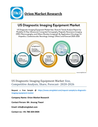 US Diagnostic Imaging Equipment Market Size, Competitive Analysis, Share, Forecast- 2020-2026