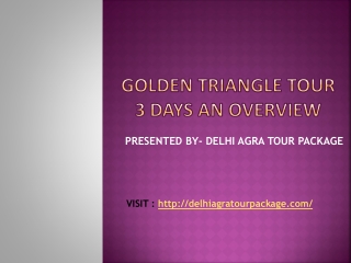 Golden Triangle Tour 3 Days An Overview