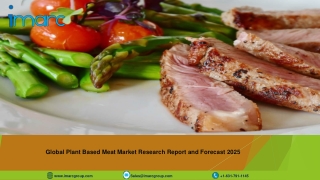 Global Plant-Based Meat Market Report, Industry Trends, Share, Share, Regional Breakup and Forecast Till 2025