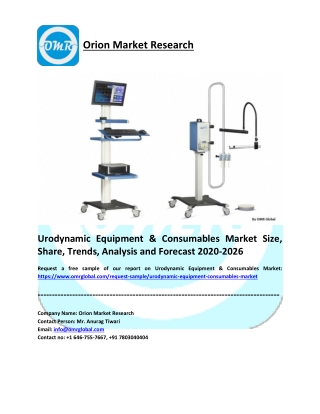 Urodynamic Equipment & Consumables Market Research and Forecast 2020-2026