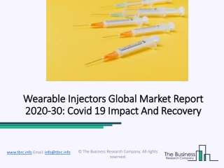 Wearable Injectors Market Research 2020: Industry Analysis And Forecast To 2023