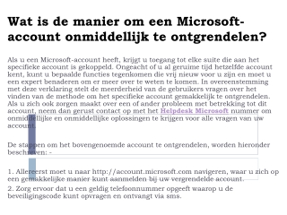 Contact Microsoft Grijp een goede online serviceprovider