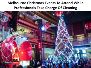 Ways To Enjoy Christmas In Melbourne