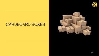 Cardboard Boxes