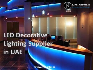 LED Decorative Lighting in Dubai